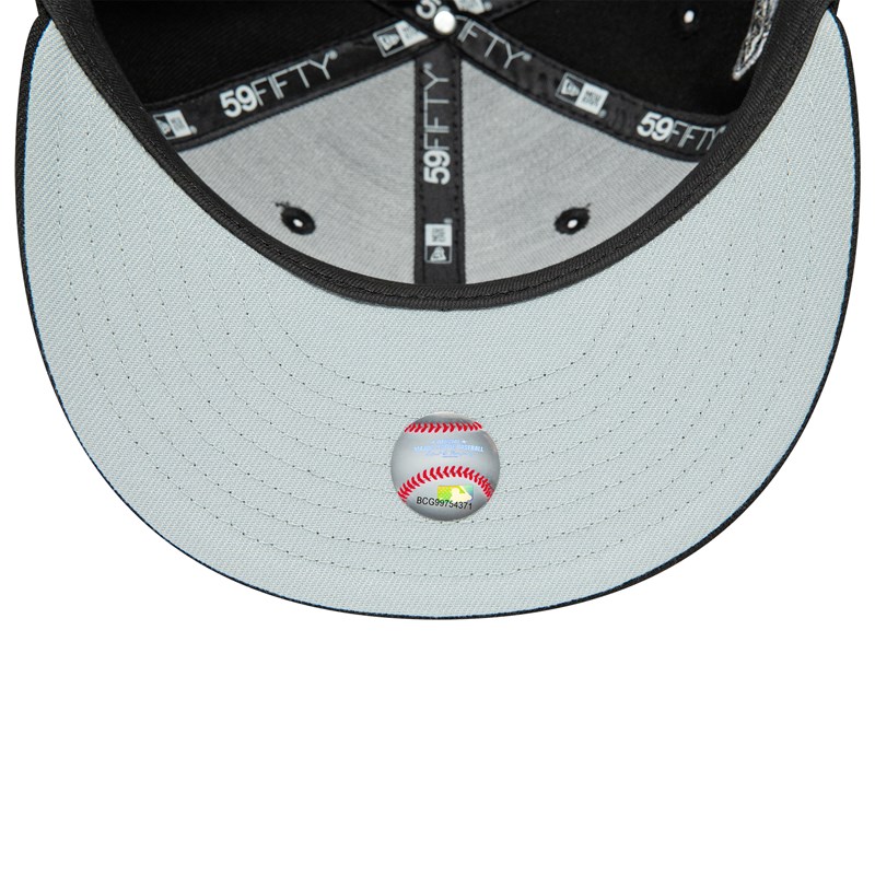 Black New Era Miami Marlins 25th Anniversary Fitted Cap 59fifty | VACR10763