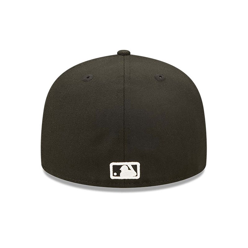 Black New Era Miami Marlins Fitted Cap 59fifty | DSXW46358