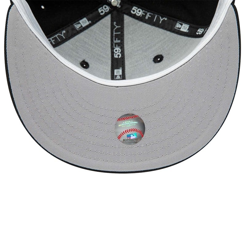 Black New Era Miami Marlins Premium Authentic On Field Game Wool Fitted Cap 59fifty | GVFE16905