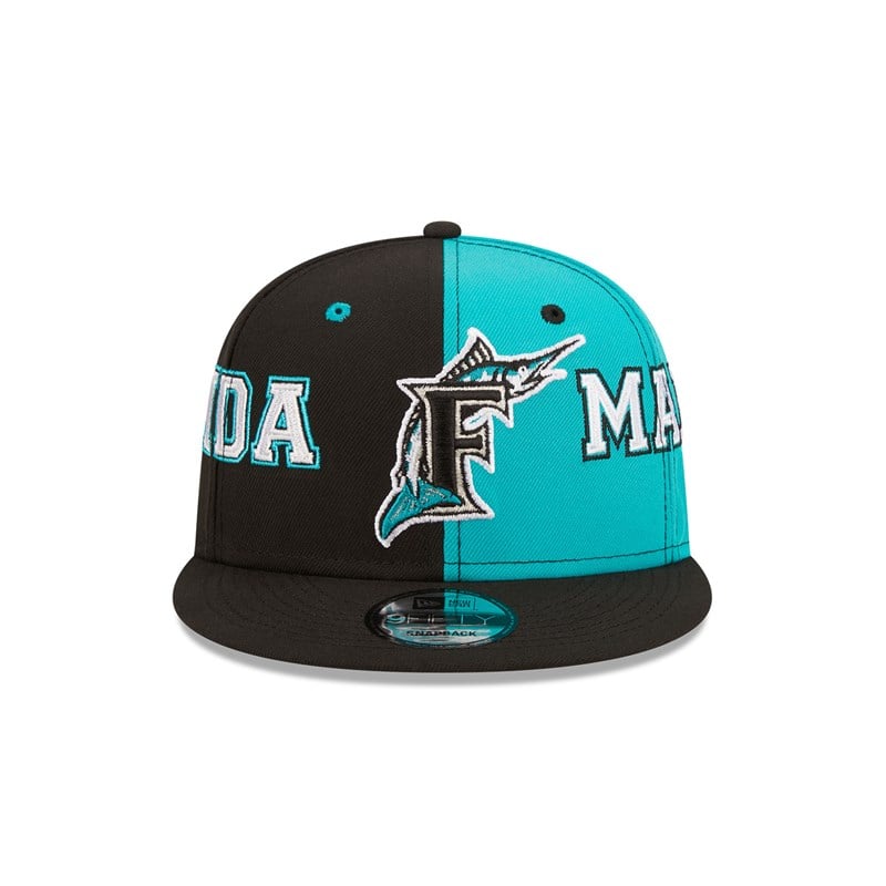 Black New Era Miami Marlins Teamsplit Cap 9fifty | PTYU23716