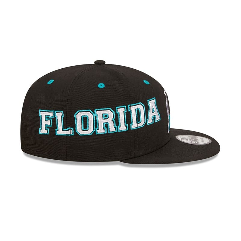 Black New Era Miami Marlins Teamsplit Cap 9fifty | PTYU23716