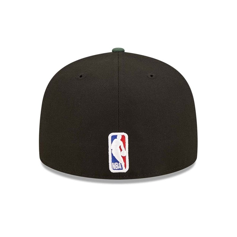 Black New Era Milwaukee Bucks NBA Tip Off 2022 Fitted Cap 59fifty | JXUI79635