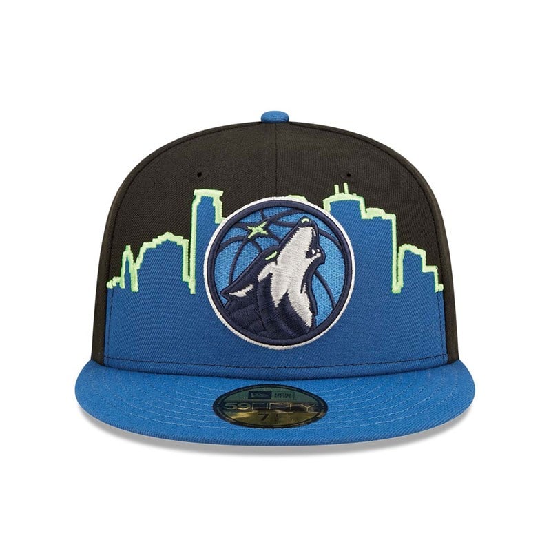 Black New Era Minnesota Timberwolves NBA 2022 Fitted Cap 59fifty | ZPAR93145