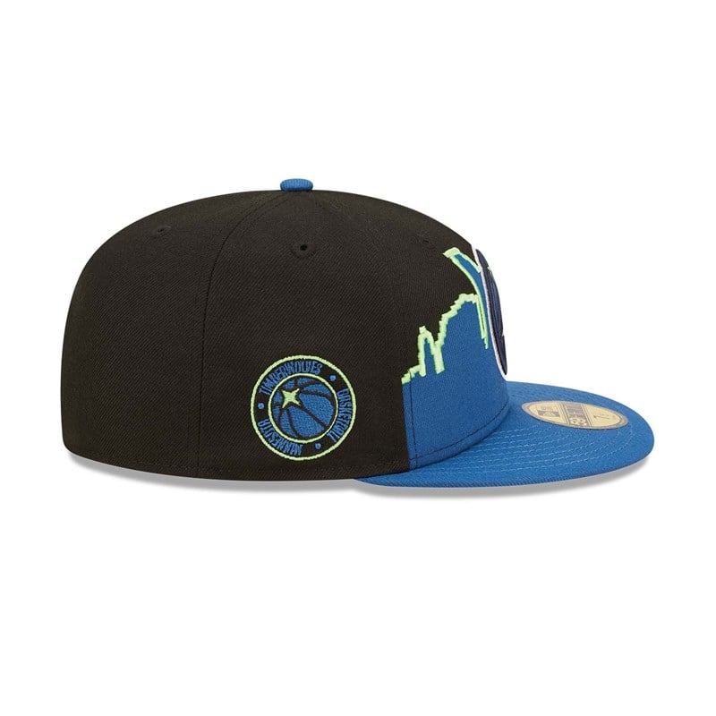 Black New Era Minnesota Timberwolves NBA 2022 Fitted Cap 59fifty | ZPAR93145