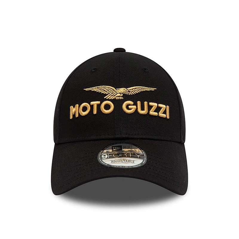 Black New Era Moto Guzzi Adjustable Cap 9forty | SFIZ76249