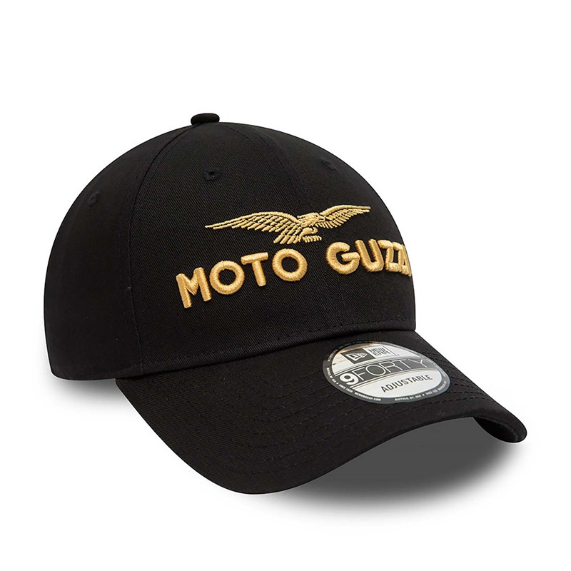 Black New Era Moto Guzzi Adjustable Cap 9forty | SFIZ76249