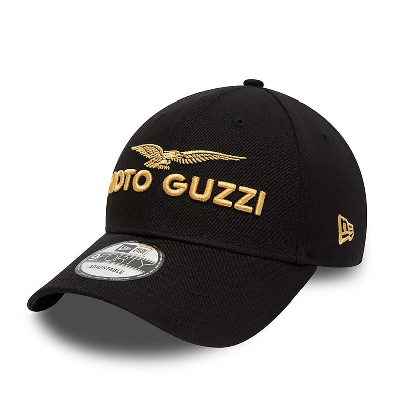 Black New Era Moto Guzzi Adjustable Cap 9forty | SFIZ76249