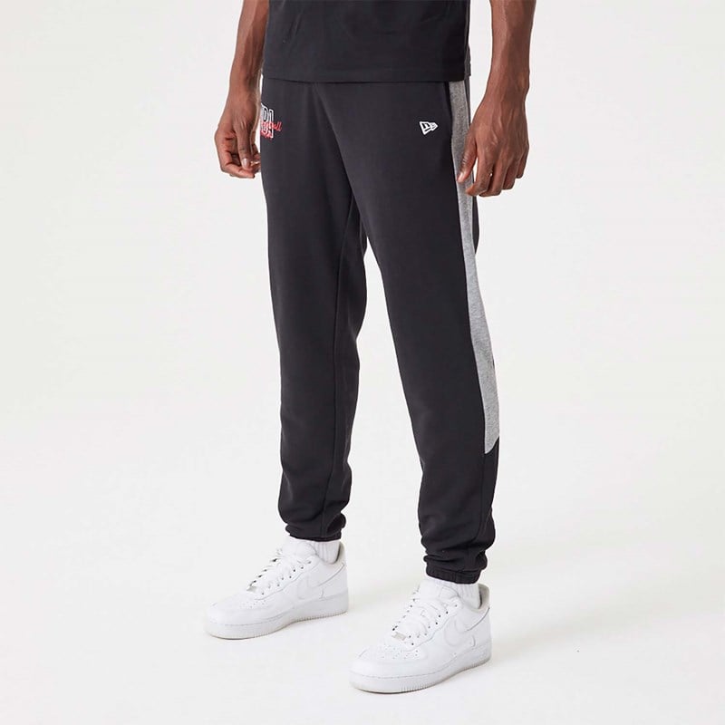 Black New Era NBA Logo Script Joggers | XZSY61940