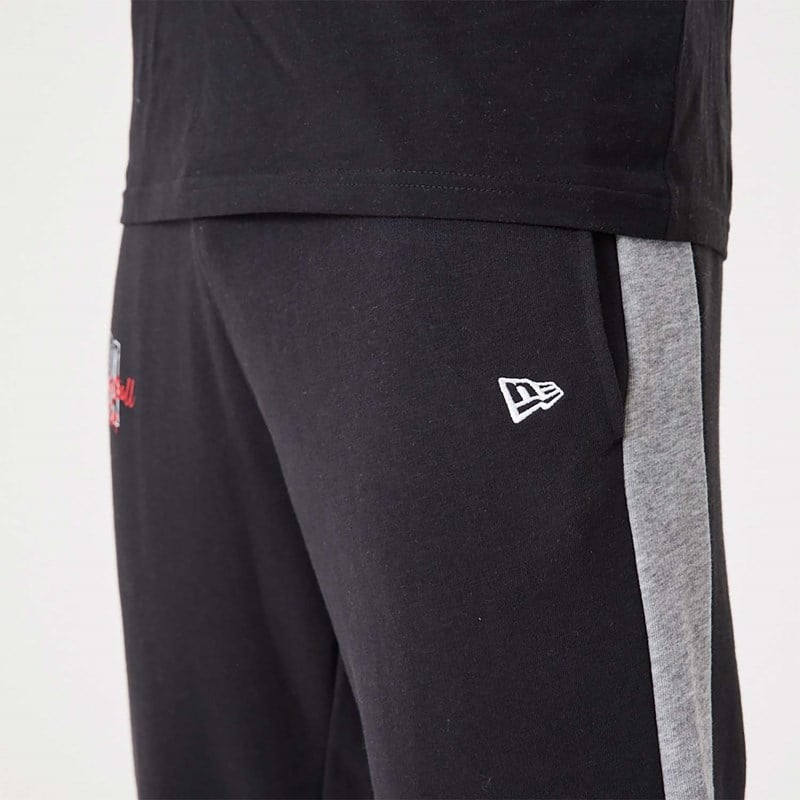 Black New Era NBA Logo Script Joggers | XZSY61940