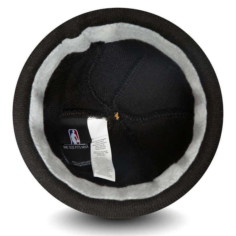 Black New Era NBA Paris Games Beanie Hat Knit | ETUL81364