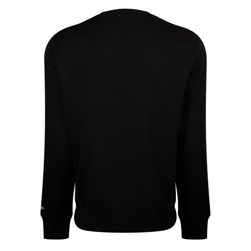 Black New Era NFL Logo Crew Neck Sweatshirt | RJZU10394