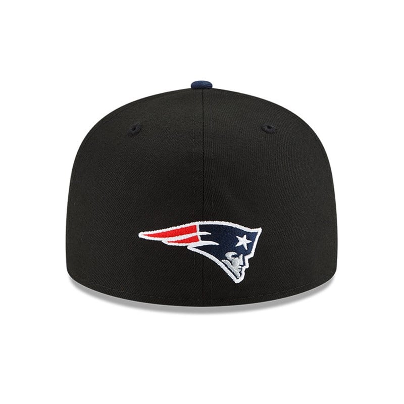 Black New Era New England Patriots NFL Draft Fitted Cap 59fifty | JHWD93684