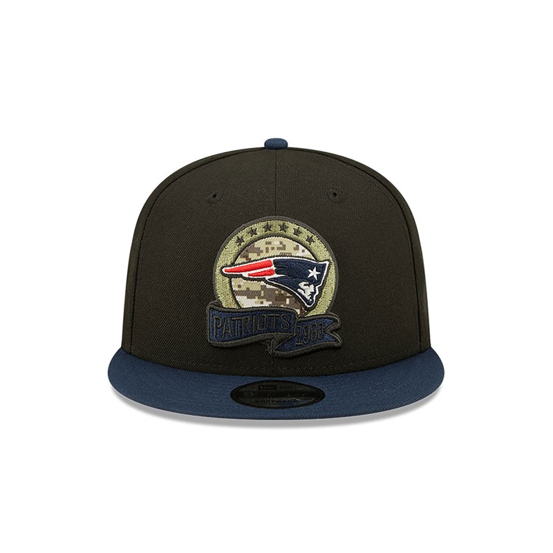 Black New Era New England Patriots NFL Salute To Service Cap 9fifty | CDMQ54297