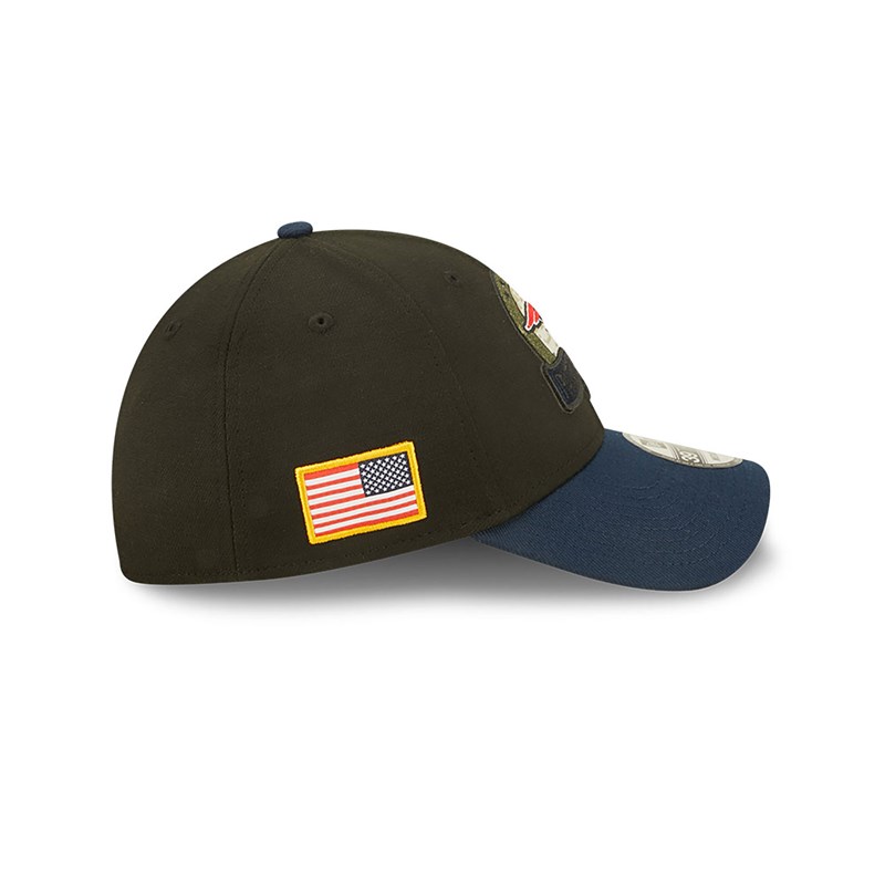 Black New Era New England Patriots NFL Salute To Service Stretch Fit Cap 39thirty | JMEV95407