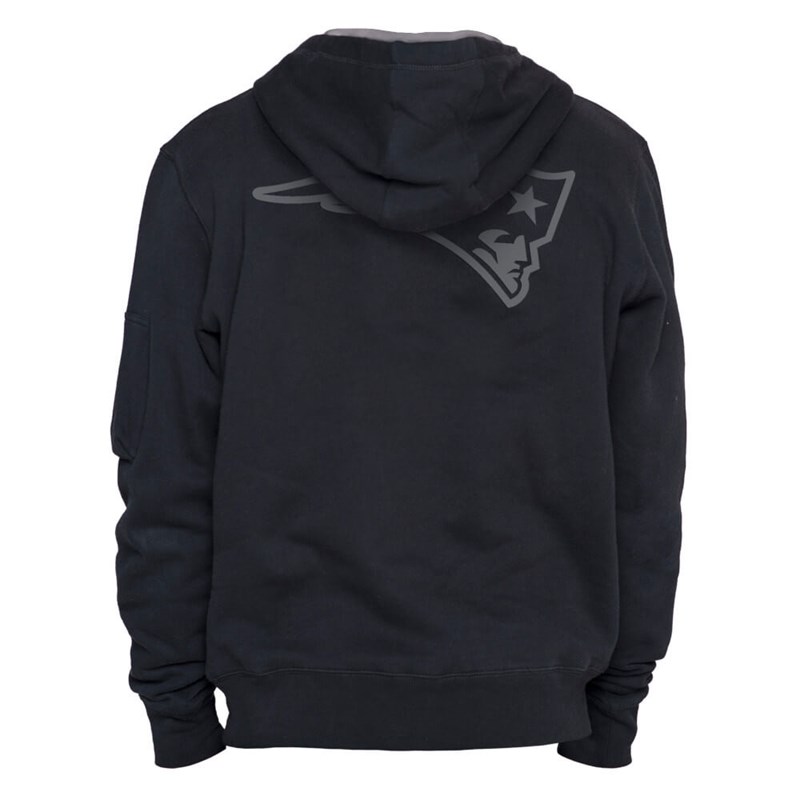 Black New Era New England Patriots X Alpha Industries Hoodie | NXCT53894