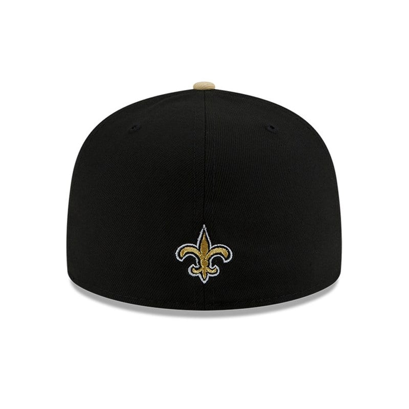 Black New Era New Orleans Saints NFL Draft Fitted Cap 59fifty | HAIV78102