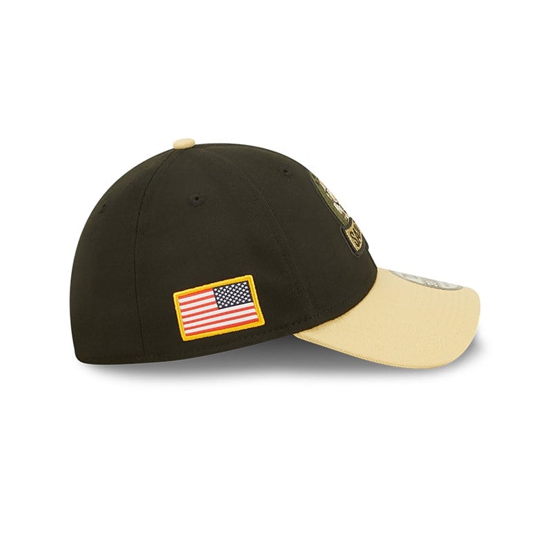 Black New Era New Orleans Saints NFL Salute To Service Stretch Fit Cap 39thirty | GWJQ21739