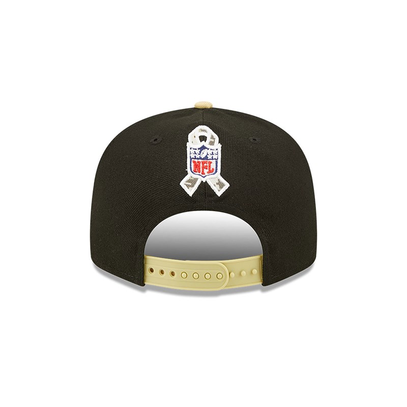 Black New Era New Orleans Saints NFL Salute To Service Cap 9fifty | RXBQ59021