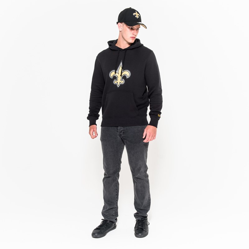 Black New Era New Orleans Saints Team Logo Hoodie | RAKZ89205