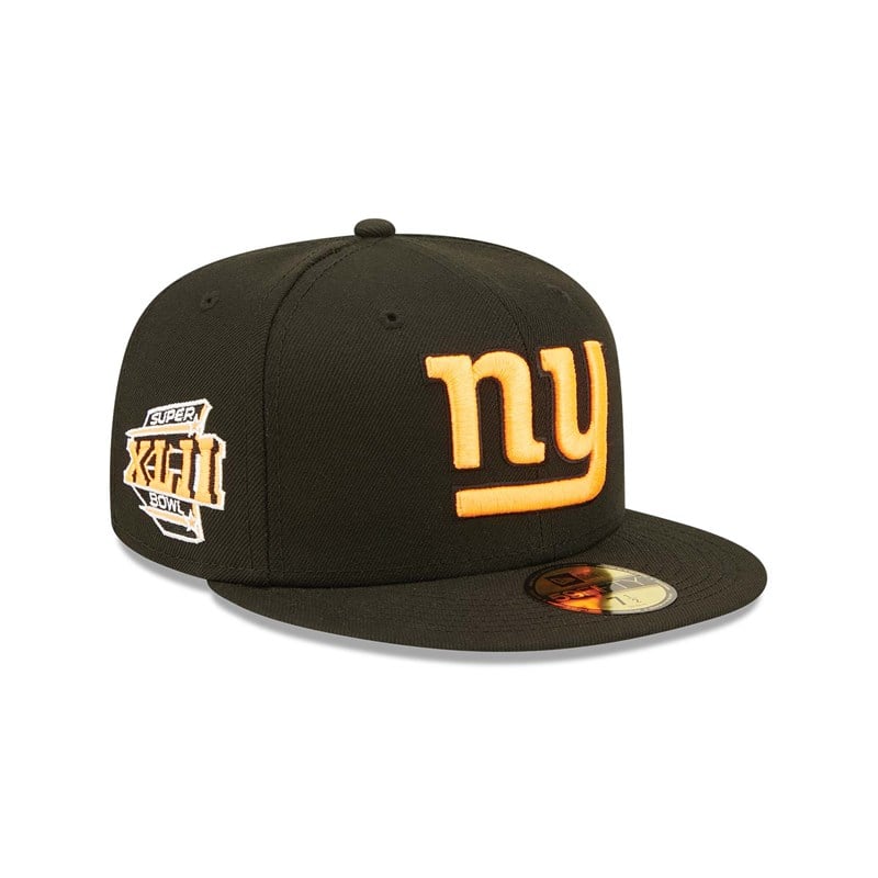 Black New Era New York Giants Summer Pop Fitted Cap 59fifty | DEOS20967