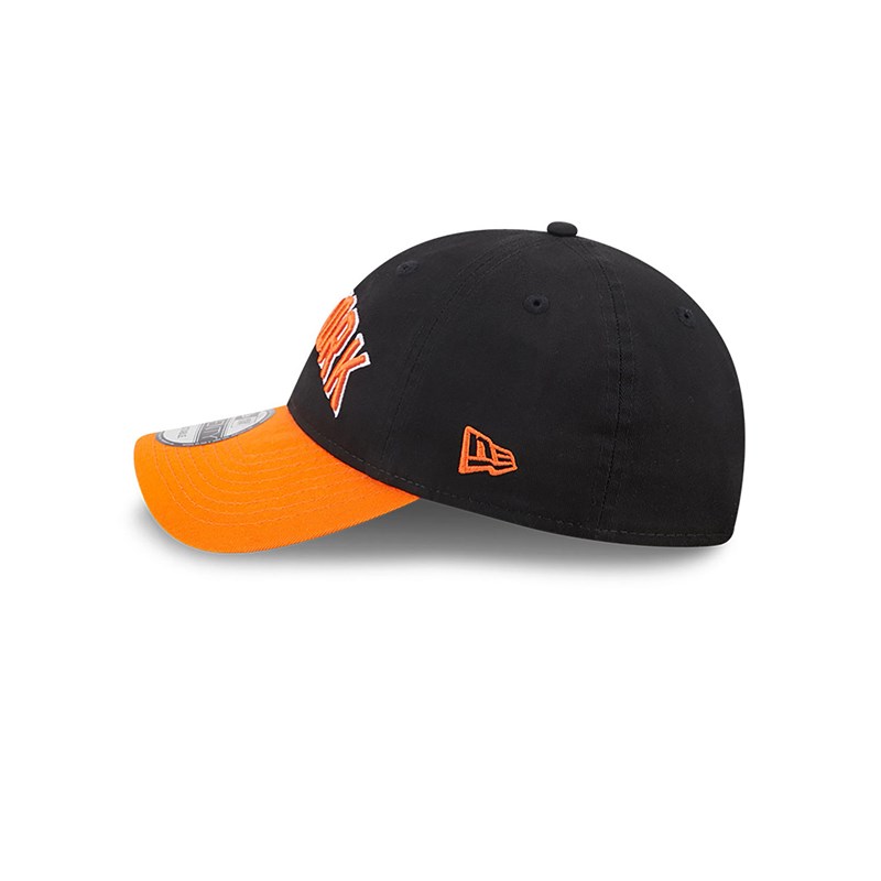 Black New Era New York Knicks Authentics City Edition Adjustable Cap 9twenty | ISDN32987