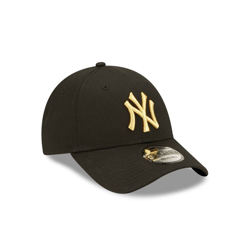 Black New Era New York Yankees Adjustable Cap 9forty | AHUC74631