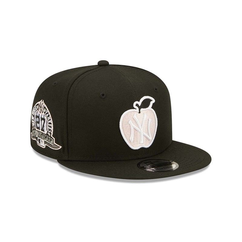 Black New Era New York Yankees Apple Cap 9fifty | JKGW20437