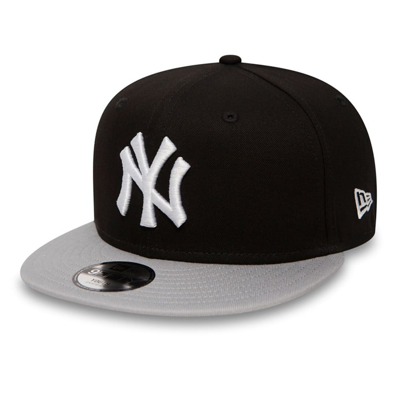 Black New Era New York Yankees Cotton Youth Cap 9fifty | VDCN85063