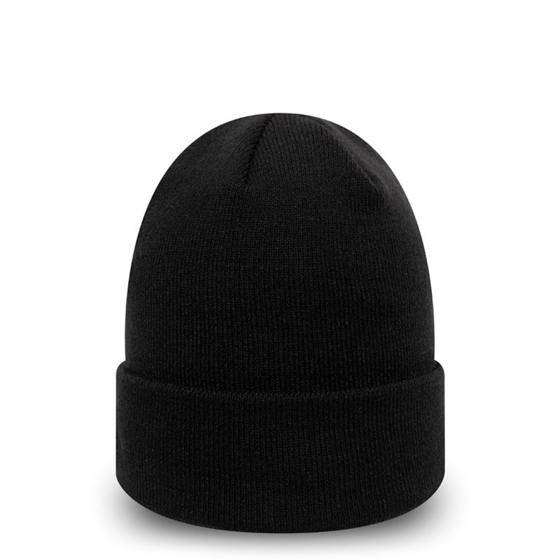 Black New Era New York Yankees Essential All Cuff Beanie Hat Knit | ACUJ13947