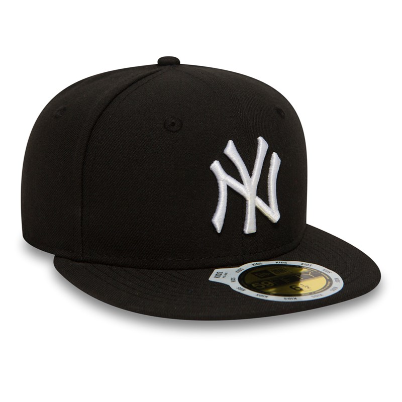 Black New Era New York Yankees Essential Kids Cap 59fifty | LWGJ59182