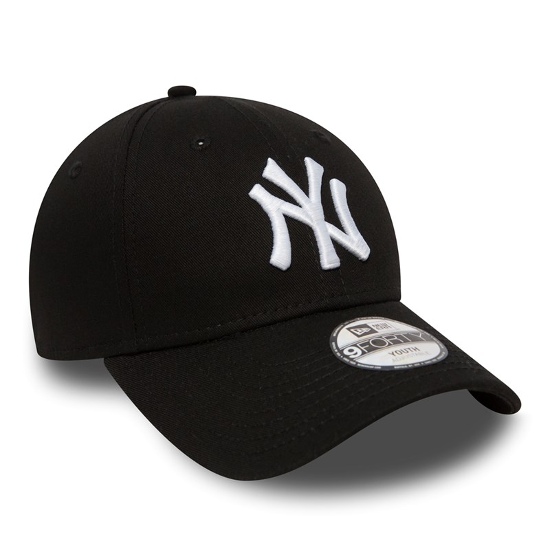 Black New Era New York Yankees Essential Kids Cap 9forty | PRUT12397