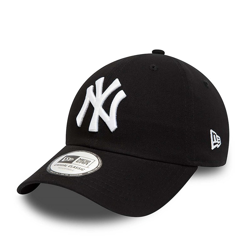 Black New Era New York Yankees League Essential Adjustable Cap 9twenty | NOTK18790