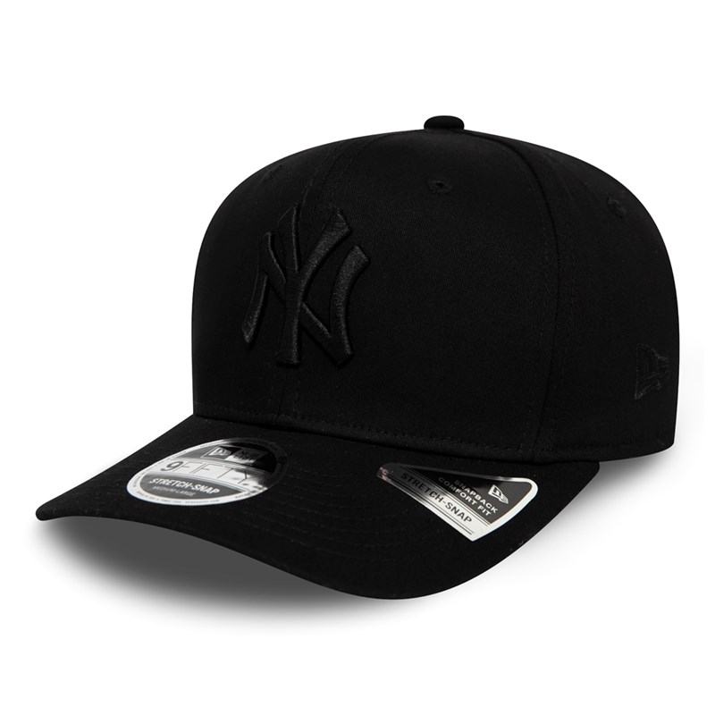 Black New Era New York Yankees Tonal Stretch Snap Cap 9fifty | BMYG93845