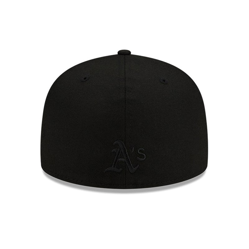 Black New Era Oakland Athletics MLB Team Fire Cap 59fifty | UDEC98214