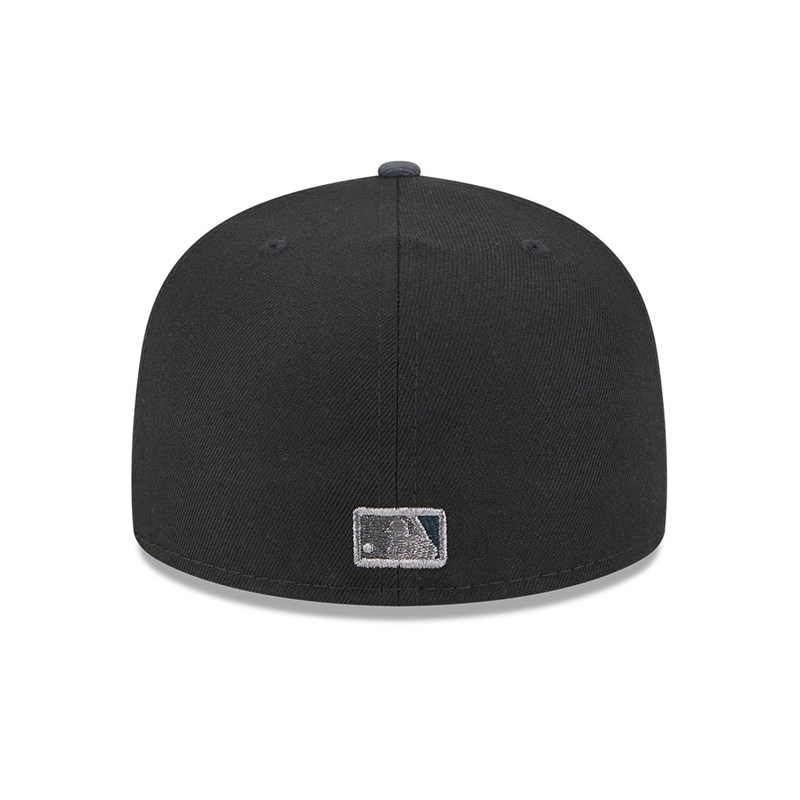 Black New Era Oakland Athletics Planetary Fitted Cap 59fifty | BZDV67390