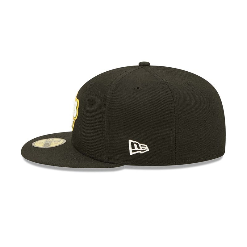 Black New Era Oakland Athletics Pop Fitted Cap 59fifty | CPID35680