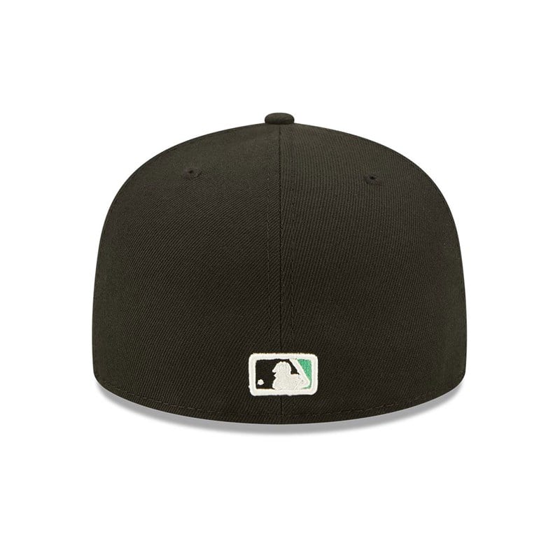 Black New Era Oakland Athletics Pop Fitted Cap 59fifty | CPID35680