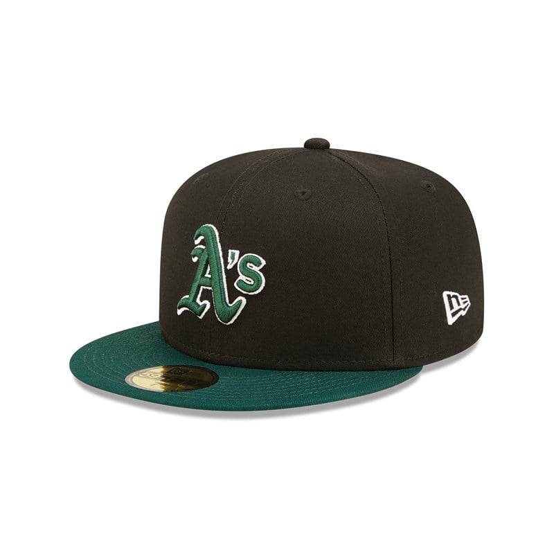 Black New Era Oakland Athletics World Series Fitted Cap 59fifty | DRZH59610