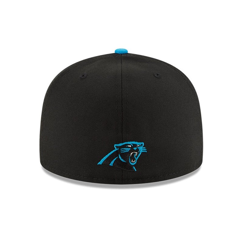 Black New Era Panthers NFL Draft Fitted Cap 59fifty | OPIM07146