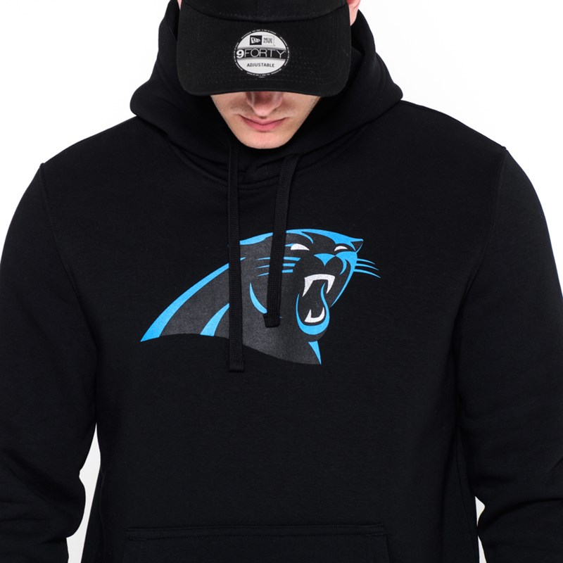 Black New Era Panthers Team Logo Hoodie | DEAZ57814