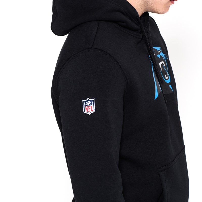 Black New Era Panthers Team Logo Hoodie | DEAZ57814