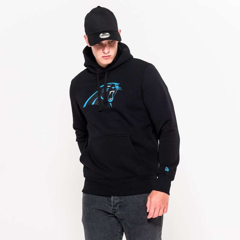 Black New Era Panthers Team Logo Hoodie | DEAZ57814