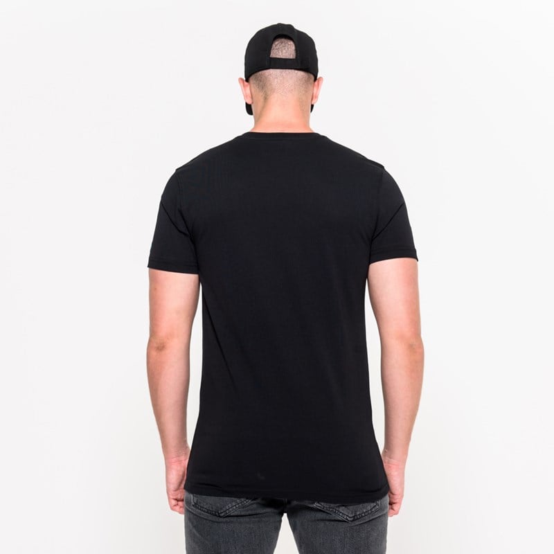 Black New Era Panthers Team Logo T-Shirt | REDQ64312