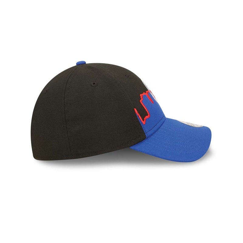 Black New Era Philadelphia 76ers NBA 2022 Stretch Fit Cap 39thirty | LVUR13296