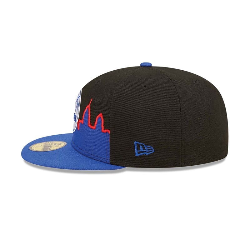 Black New Era Philadelphia 76ers NBA 2022 Fitted Cap 59fifty | SVYB90431