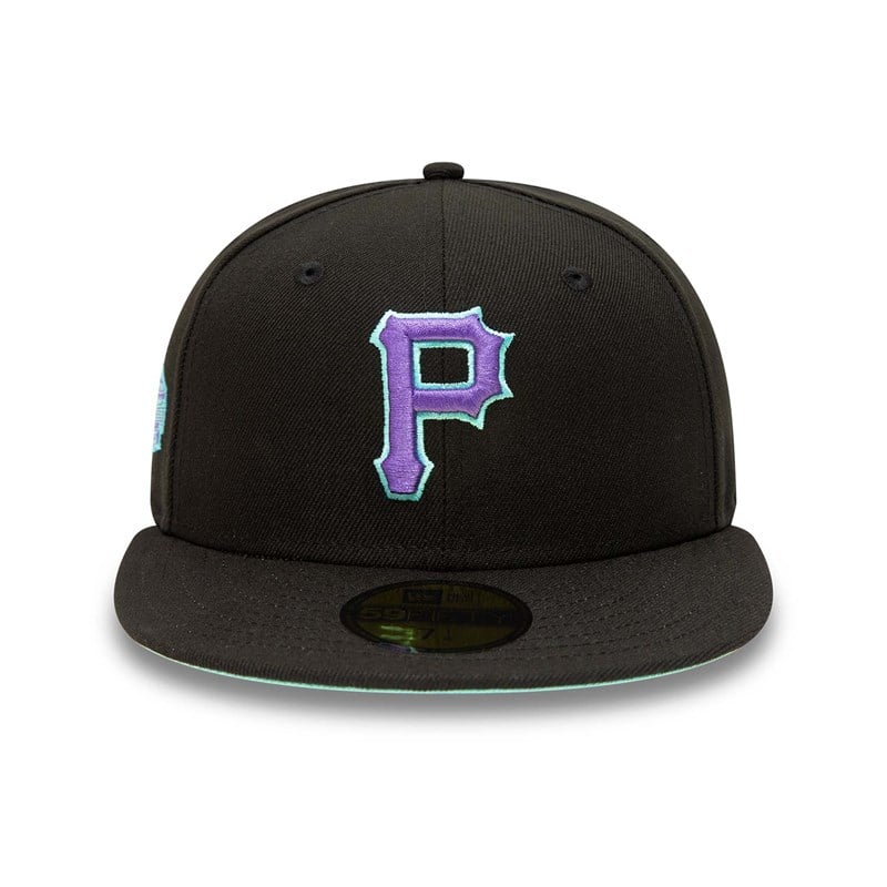 Black New Era Pittsburgh Pirates And Tint Fitted Cap 59fifty | XYTP68509