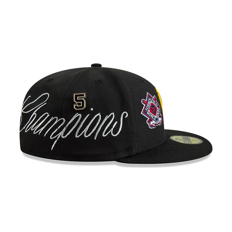 Black New Era Pittsburgh Pirates Historic Champs Fitted Cap 59fifty | JSZL48503