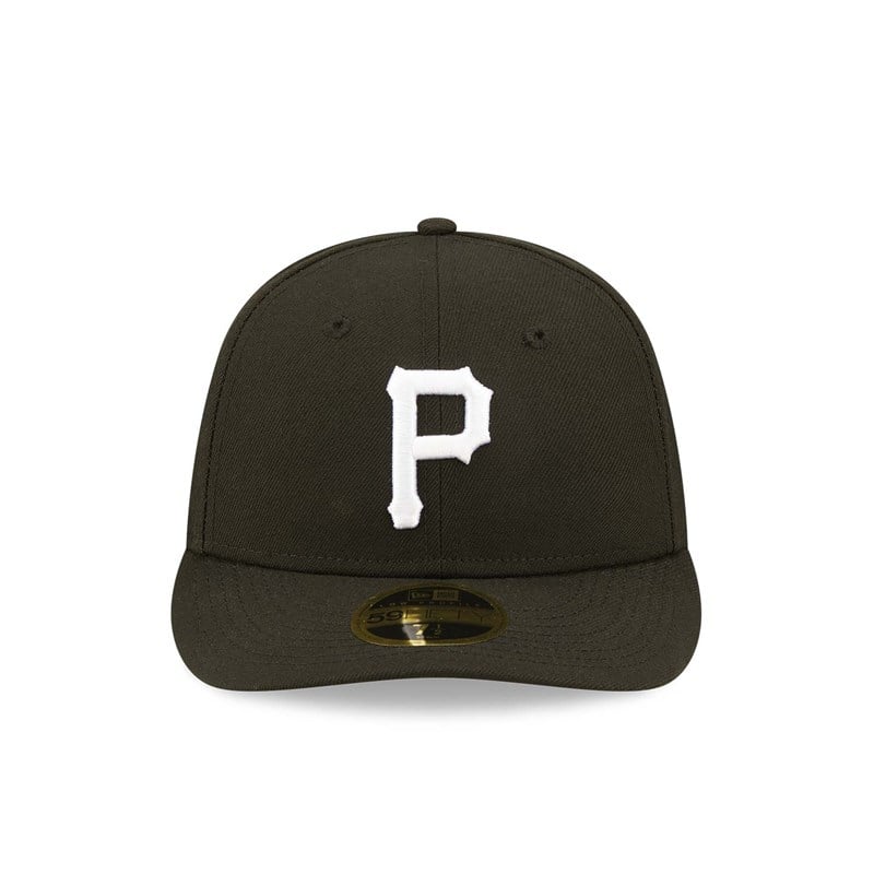 Black New Era Pittsburgh Pirates Low Profile Cap 59fifty | THGE16357