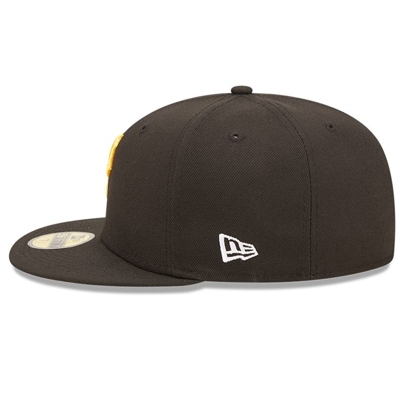 Black New Era Pittsburgh Pirates MLB Cloud Fitted Cap 59fifty | XGSF26309