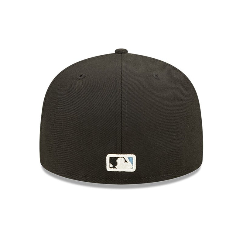 Black New Era Pittsburgh Pirates MLB Pop Sweat Fitted Cap 59fifty | JEXZ70192